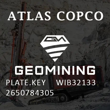 2650784305 ПЛАСТИНА  КЛЮЧ WIB32133 Atlas Copco / Epiroc