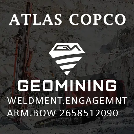2658512090 СВАРНАЯ КОНСТРУКЦИЯ  РЫЧАГ ЗАЦЕПЛЕНИЯ  ЛУК Atlas Copco / Epiroc
