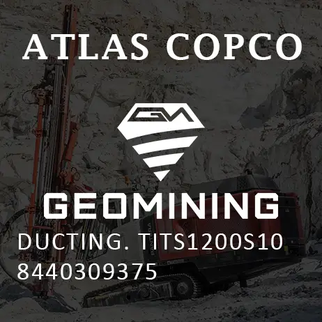 8440309375 ВОЗДУХОВОД  TITS1200S10 Atlas Copco / Epiroc