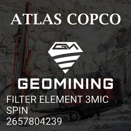 2657804239 ФИЛЬТР ЭЛЕМЕНТ 3MIC SPIN Atlas Copco / Epiroc