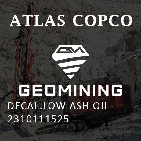 2310111525 ДЕКАЛЬ.МАСЛО С НИЗКОЙ ЗОЛЬЮ Atlas Copco / Epiroc
