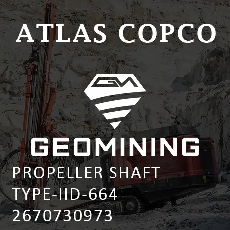 2670730973 ВАЛ ГРЕБНОГО ВИНТА ТИП-IID-664 Atlas Copco / Epiroc