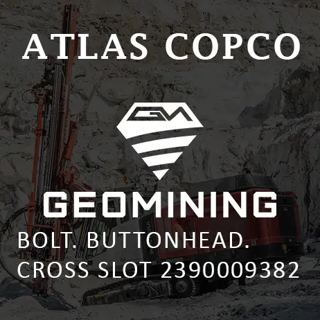 2390009382 БОЛТ  С ПУСТЫМ ГОЛОВКОЙ  С КРЕСТОВЫМ ШЛИЦЕМ Atlas Copco / Epiroc