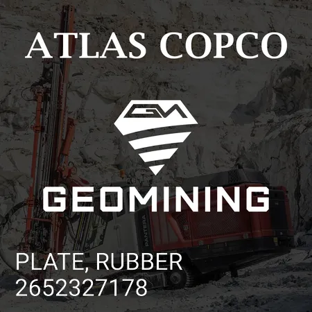 2652327178 ПЛАСТИНА РЕЗИНОВАЯ Atlas Copco / Epiroc