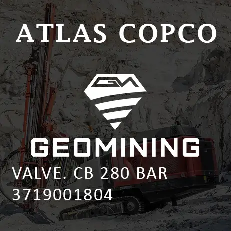 3719001804 КЛАПАН  КБ 280 БАР Atlas Copco / Epiroc