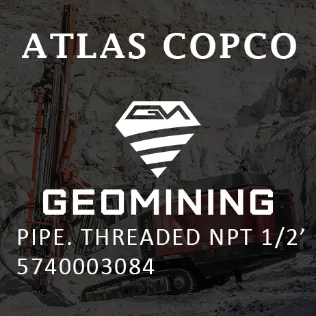 5740003084 ТРУБА  С РЕЗЬБОЙ NPT 1/2' Atlas Copco / Epiroc