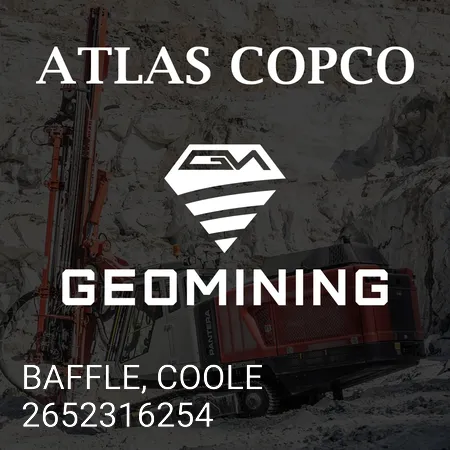 2652316254 ПЕРЕГОРОДКА, ОХЛАЖДЕНИЕ Atlas Copco / Epiroc