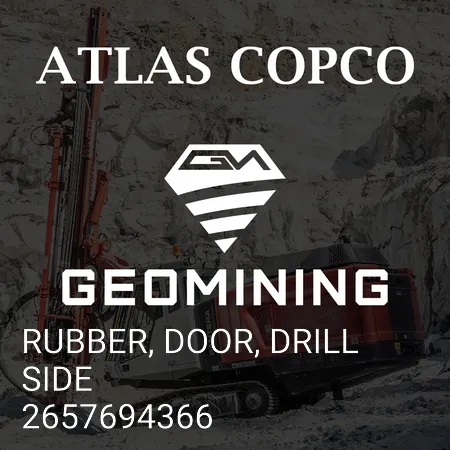 2657694366 РЕЗИНА, ДВЕРЬ, СТОРОНА СВЕРЛЕНИЯ Atlas Copco / Epiroc