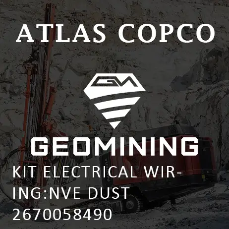 2670058490 КОМПЛЕКТ ЭЛЕКТРОПРОВОДКИ:NVE ПЫЛЬ Atlas Copco / Epiroc