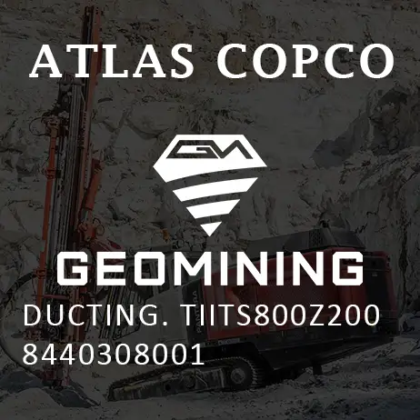 8440308001 ВОЗДУХОВОДЫ  TIITS800Z200 Atlas Copco / Epiroc
