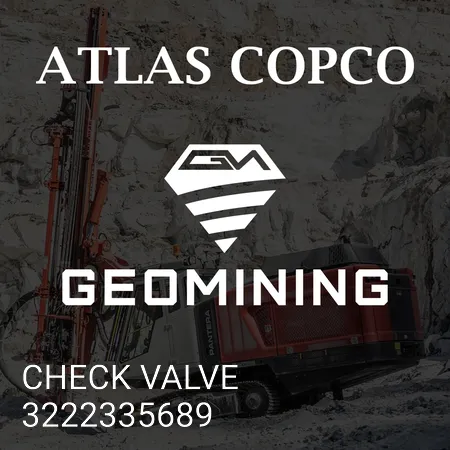 3222335689 ОБРАТНЫЙ КЛАПАН Atlas Copco / Epiroc