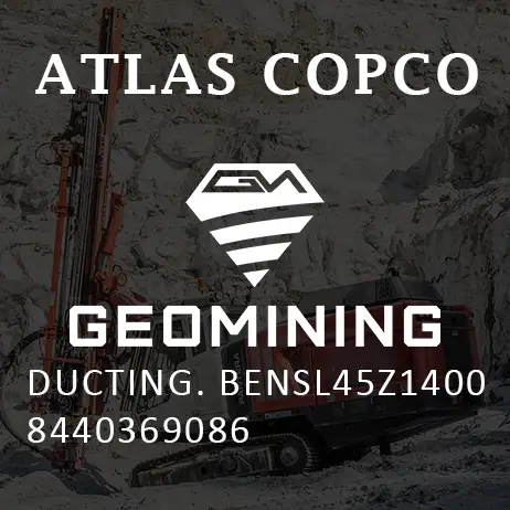 8440369086 ВОЗДУХОВОД  BENSL45Z1400 Atlas Copco / Epiroc