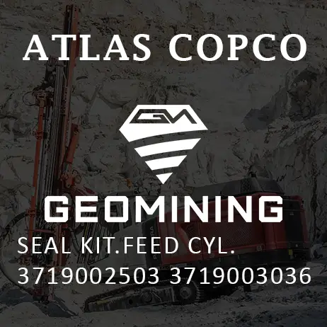 3719003036 КОМПЛЕКТ УПЛОТНЕНИЙ  ЦИЛИНДР ПОДАЧИ. 3719002503 Atlas Copco / Epiroc
