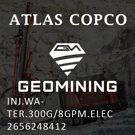 2656248412 ИНЪЕКЦИЯ  ВОДА  300 Г/8 ГАЛЛОНОВ В МИНУТУ  ЭЛЕКТРИЧЕСКАЯ Atlas Copco / Epiroc