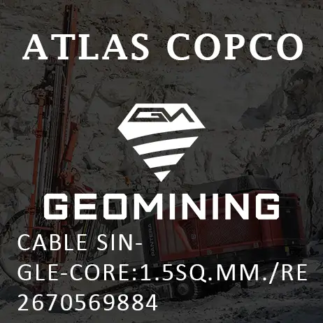 2670569884 КАБЕЛЬ ОДНОЖИЛЬНЫЙ:1.5КВ.ММ./РЕ Atlas Copco / Epiroc