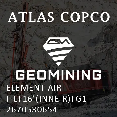 2670530654 ЭЛЕМЕНТ ВОЗДУШНЫЙ ФИЛЬТ16'(ВНУТРЕННИЙ R)FG1 Atlas Copco / Epiroc