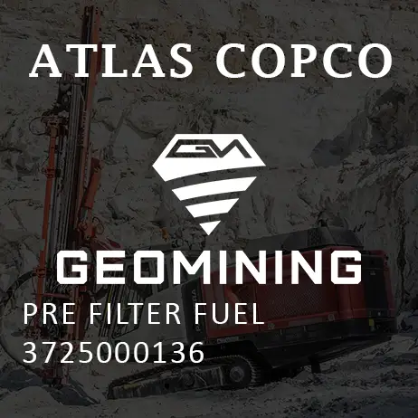 3725000136 ПРЕДВАРИТЕЛЬНЫЙ ФИЛЬТР ТОПЛИВА Atlas Copco / Epiroc