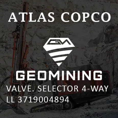 3719004894 КЛАПАН  СЕЛЕКТОРНЫЙ 4-ХОДОВОЙ LL Atlas Copco / Epiroc