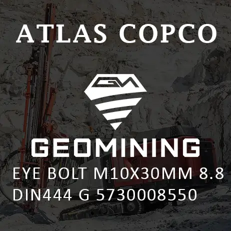 5730008550 БОЛТ С РУМЯНОЙ ГАЙКОЙ M10X30MM 8.8 DIN444 G Atlas Copco / Epiroc