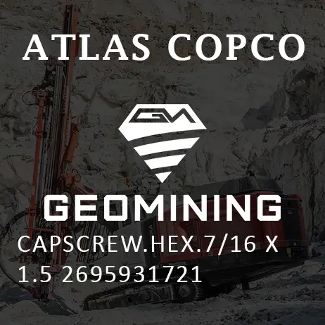 2695931721 ВИНТ С ШЕСТИГРАННОЙ ГОЛОВКОЙ  7/16 X 1 5 Atlas Copco / Epiroc