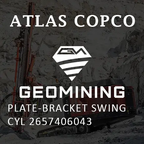 2657406043 ЦИЛИНДР ПОВОРОТНОГО КРОНШТЕЙНА ПЛАСТИНЫ Atlas Copco / Epiroc