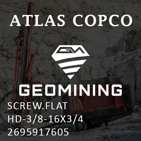 2695917605 ВИНТ ПЛОСКАЯ ГЛУБИНА-3/8-16X3/4 Atlas Copco / Epiroc