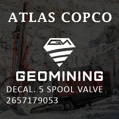 2657179053 НАКЛЕЙКА  5-ЗОЛОТКОВЫЙ КЛАПАН Atlas Copco / Epiroc