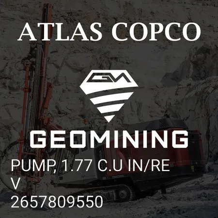 2657809550 НАСОС, 1,77 CU ДЮЙМ/ОБ. Atlas Copco / Epiroc