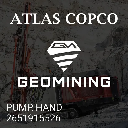 2651916526 НАСОС, РУЧНОЙ Atlas Copco / Epiroc