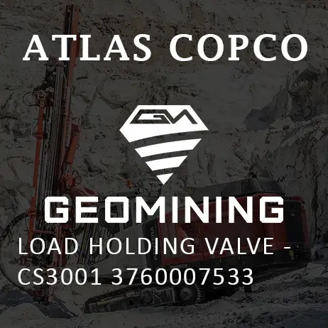 3760007533 КЛАПАН УДЕРЖАНИЯ НАГРУЗКИ - CS3001 Atlas Copco / Epiroc