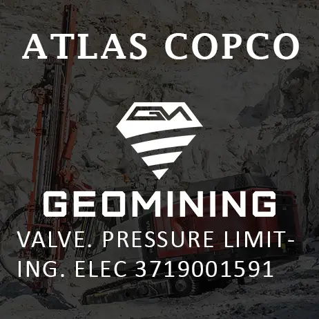 3719001591 КЛАПАН  ОГРАНИЧИВАЮЩИЙ ДАВЛЕНИЕ  ЭЛЕКТРИК Atlas Copco / Epiroc