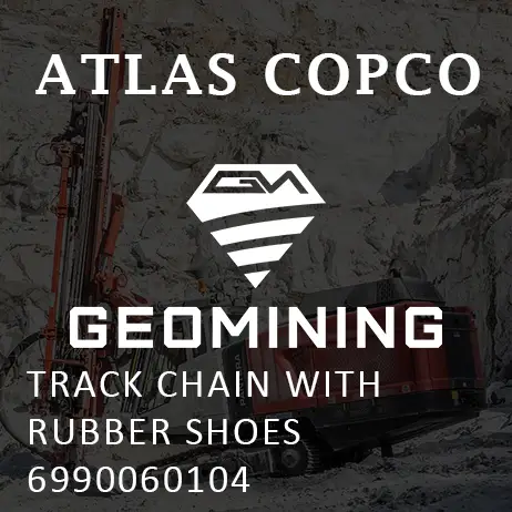 6990060104 ЦЕПЬ ГУСЕНИЦЫ С РЕЗИНОВЫМИ БАШМАКАМИ Atlas Copco / Epiroc
