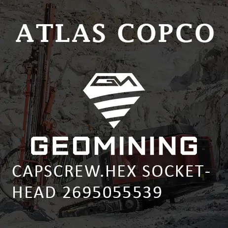 2695055539 ВИНТ С ШЕСТИГРАННОЙ ГОЛОВКОЙ Atlas Copco / Epiroc