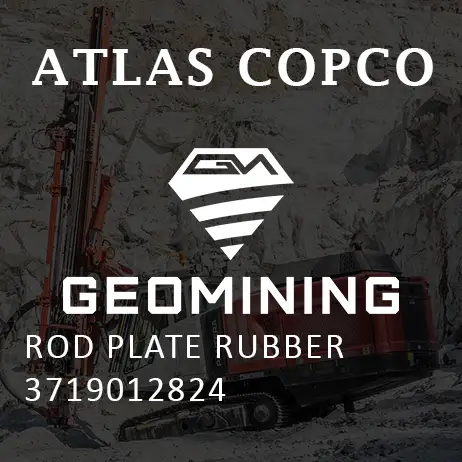 3719012824 ПЛАСТИНА ШТОКА РЕЗИНА Atlas Copco / Epiroc