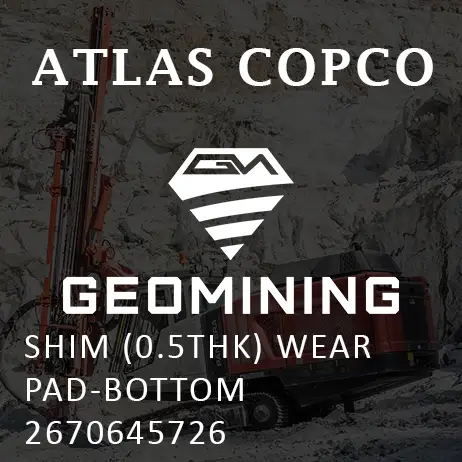 2670645726 ПРОКЛАДКА (0 5 ТОЛЩ.) ИЗНОСНАЯ НАКЛАДКА-НИЖНЯЯ Atlas Copco / Epiroc