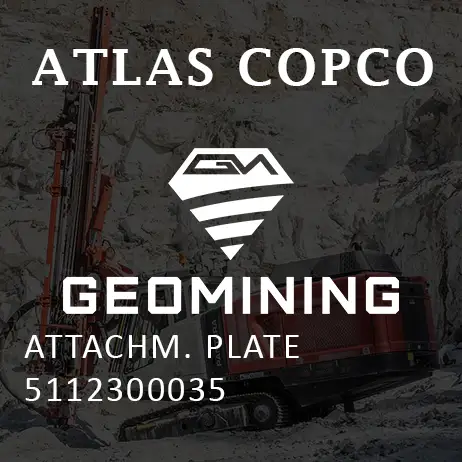 5112300035 ПРИКРЕПЛЯЕМАЯ ПЛАСТИНА Atlas Copco / Epiroc
