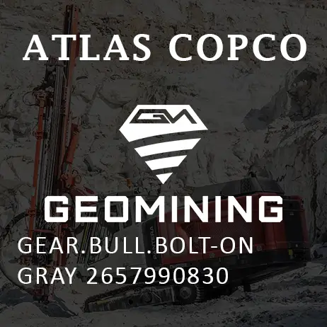 2657990830 ШЕСТЕРНЯ  БЫЧЬЯ  С БОЛТОВЫМ КРЕПЛЕНИЕМ  СЕРАЯ Atlas Copco / Epiroc