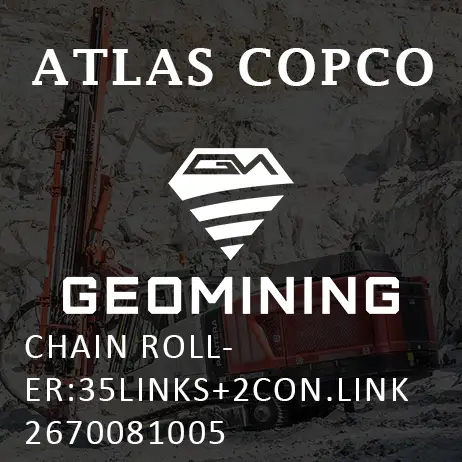 2670081005 ЦЕПНОЙ РОЛИК: 35 ЗВЕНЬЕВ+2 СОЕДИНИТЕЛЬНЫХ ЗВЕНЬЯ Atlas Copco / Epiroc